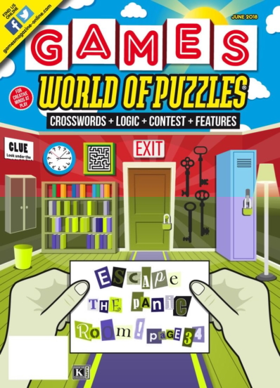 Games World of Puzzles June 01, 2018 Issue Cover