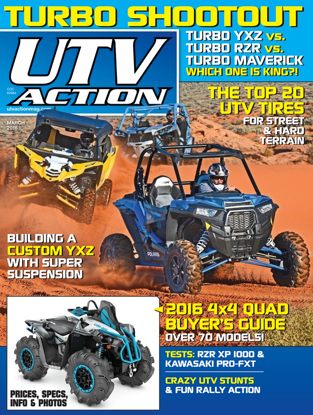 UTV-Action March 01, 2016 Issue Cover