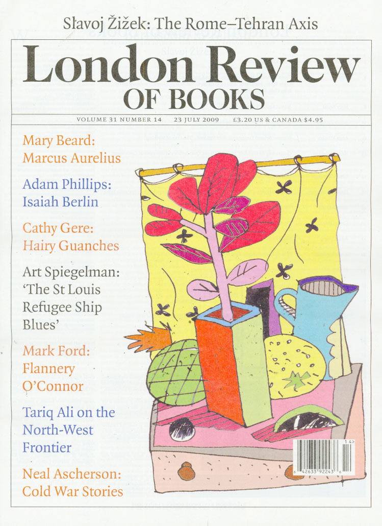 London-Review-Of-Books July 01, 2009 Issue Cover
