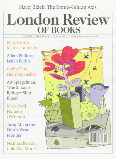 London Review Of Books July 01, 2009 Issue Cover