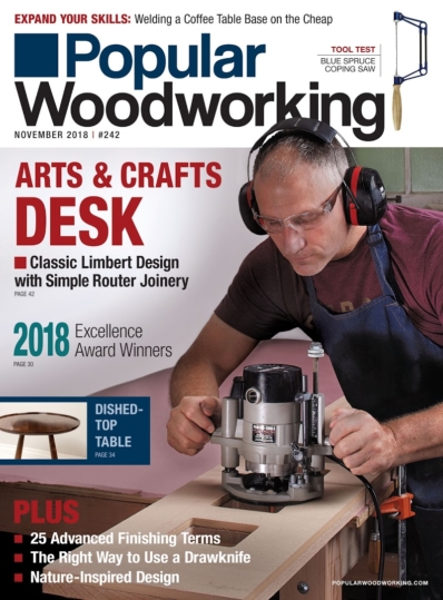 Popular Woodworking November 01, 2018 Issue Cover