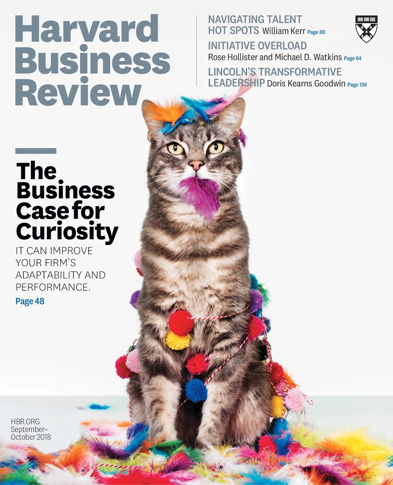Harvard-Business-Review September 01, 2018 Issue Cover