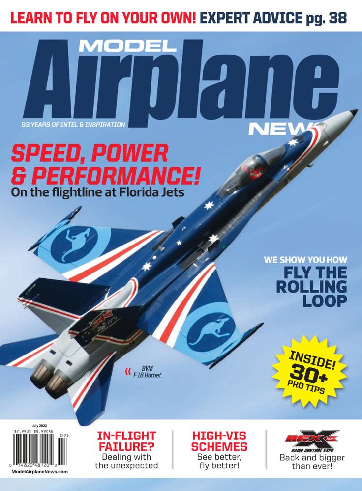 Model-Airplane-News July 01, 2022 Issue Cover
