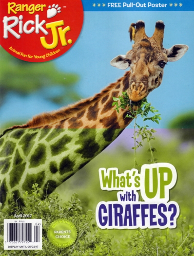 Ranger Rick Jr. April 01, 2017 Issue Cover