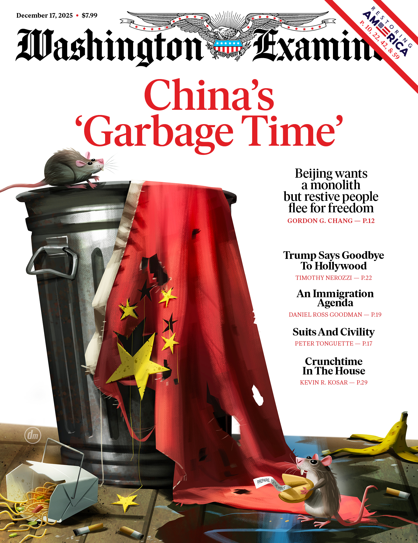 Washington-Examiner December 17, 2025 Issue Cover