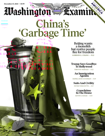 Washington Examiner December 17, 2025 Issue Cover