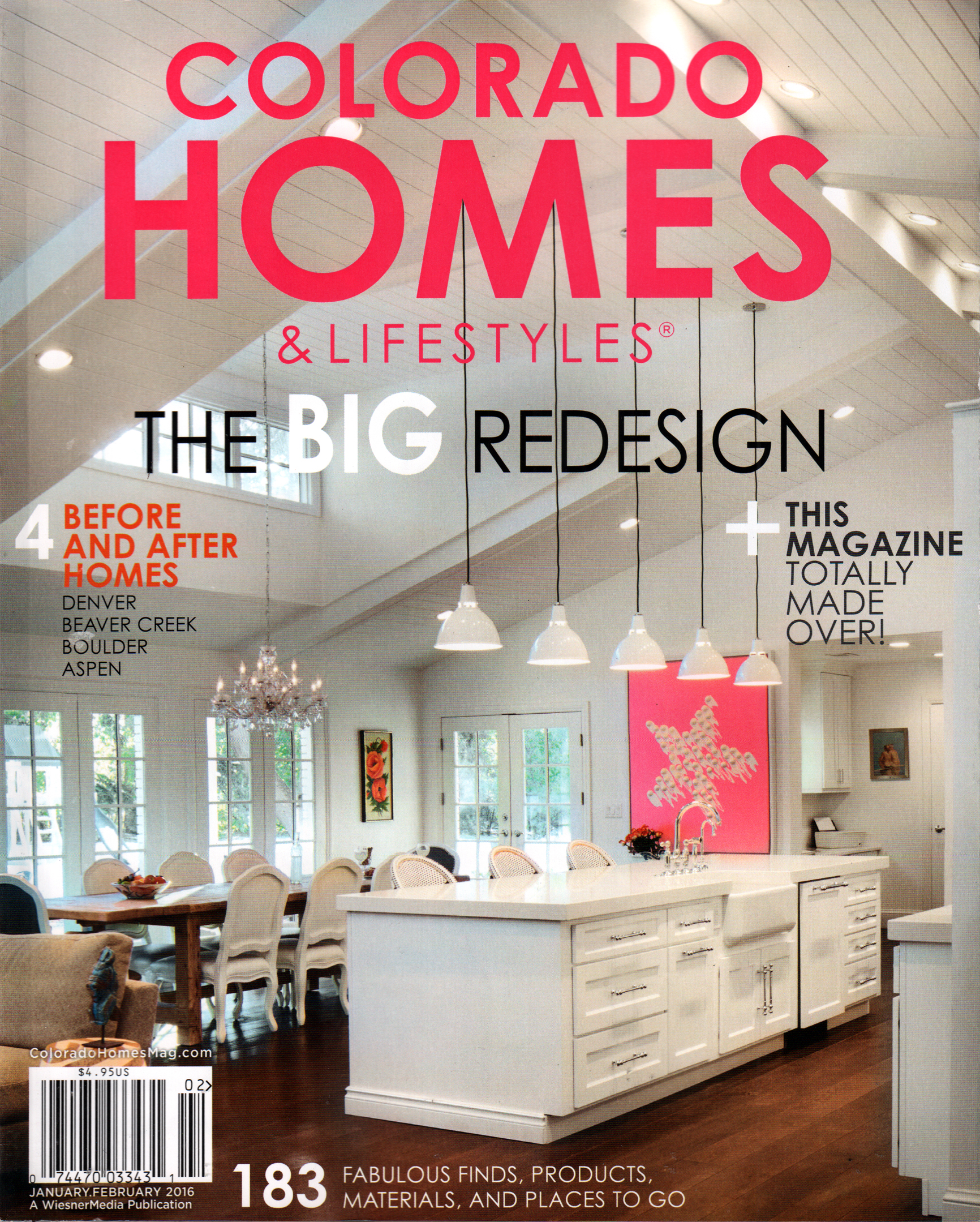 Colorado-Homes-and-Lifestyles January 01, 2016 Issue Cover