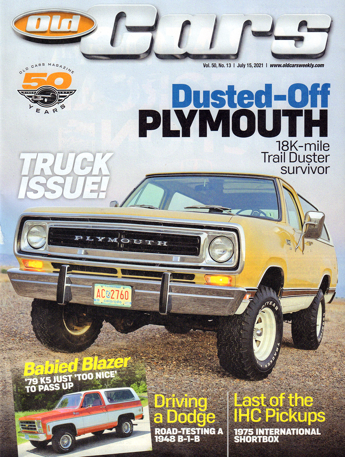 Old-Cars July 15, 2021 Issue Cover