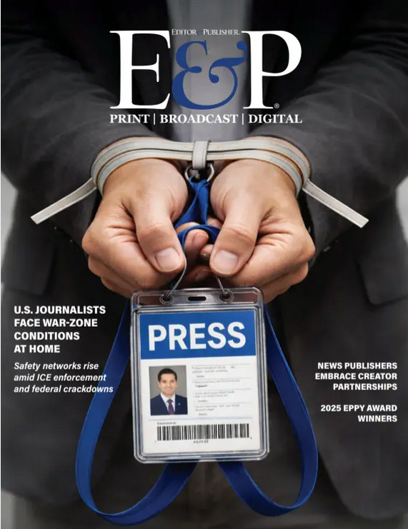 Editor-and-Publisher January 01, 2026 Issue Cover