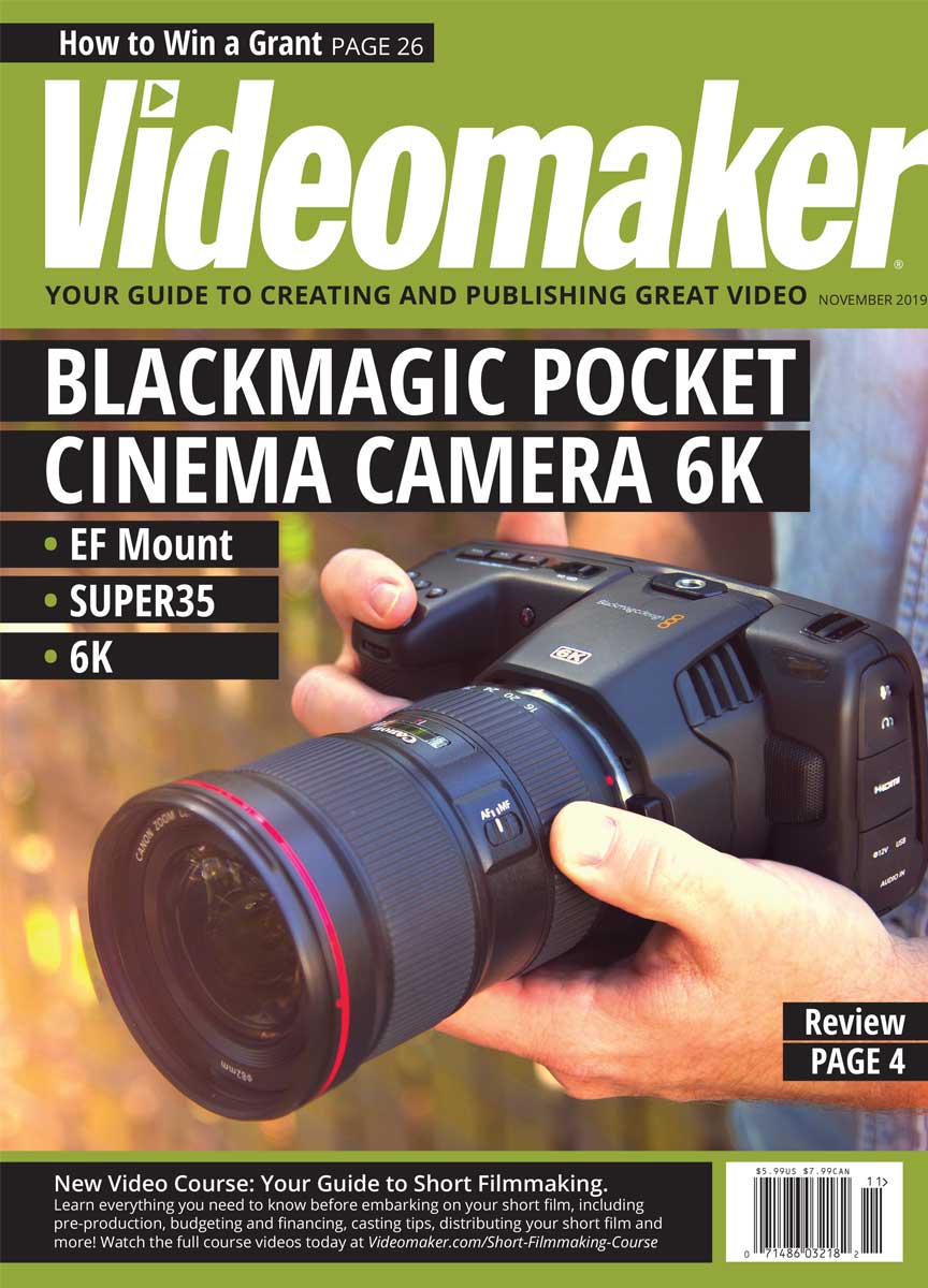 Videomaker November 01, 2019 Issue Cover