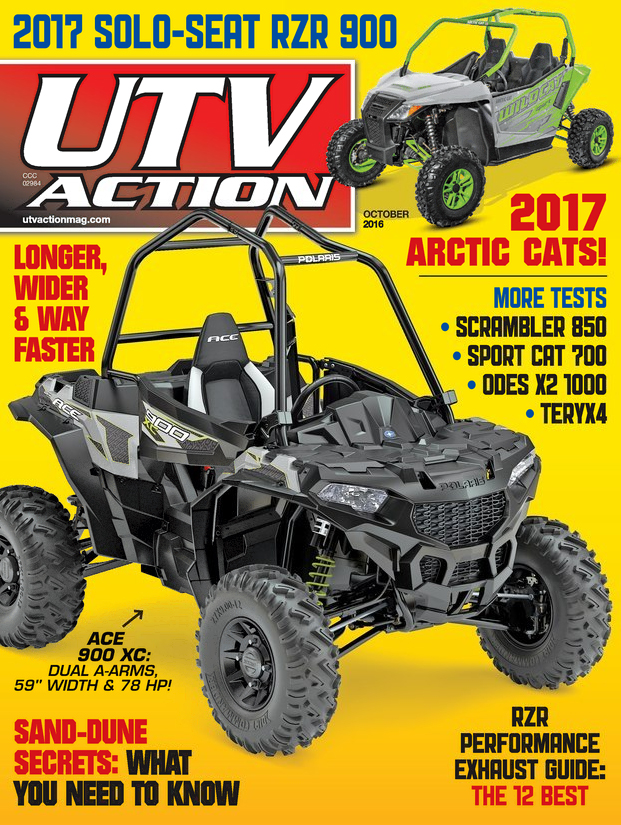 UTV-Action October 01, 2016 Issue Cover