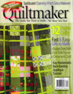 Quiltmaker November 01, 2013 Issue Cover