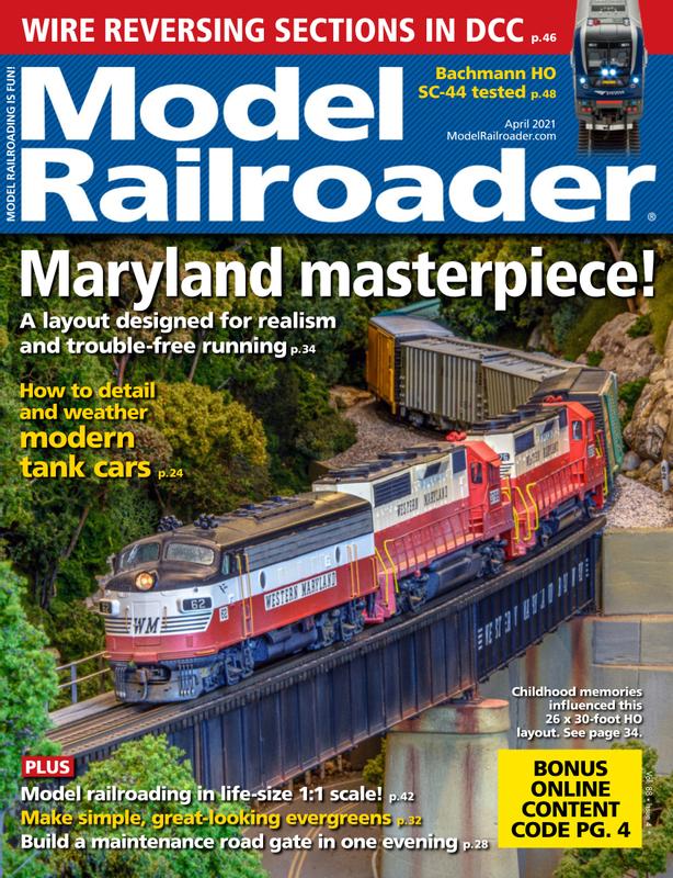 model-railroader April 01, 2021 Issue Cover