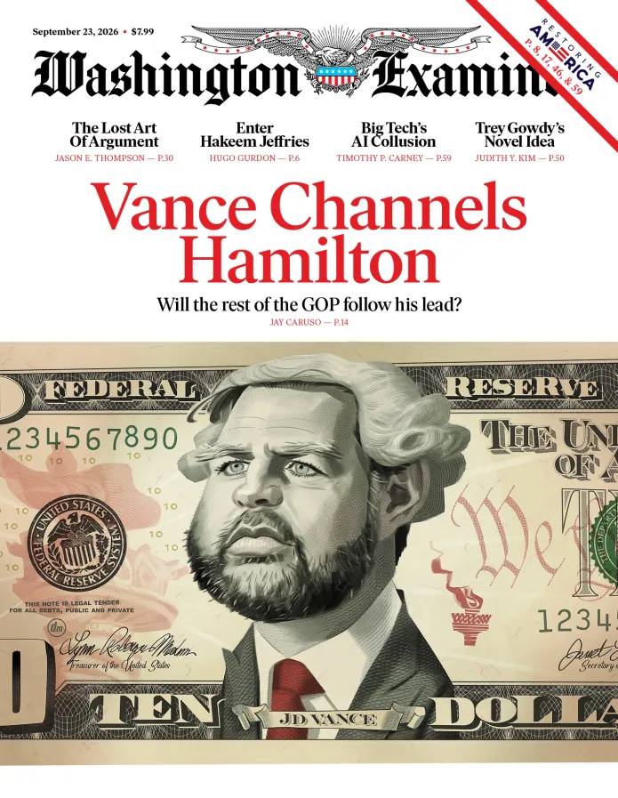 Washington-Examiner September 23, 2026 Issue Cover