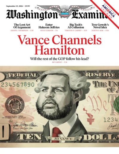 Washington Examiner September 23, 2026 Issue Cover