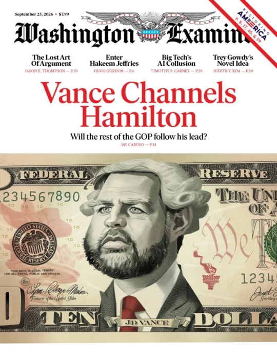 Washington Examiner September 23, 2026 Issue Cover
