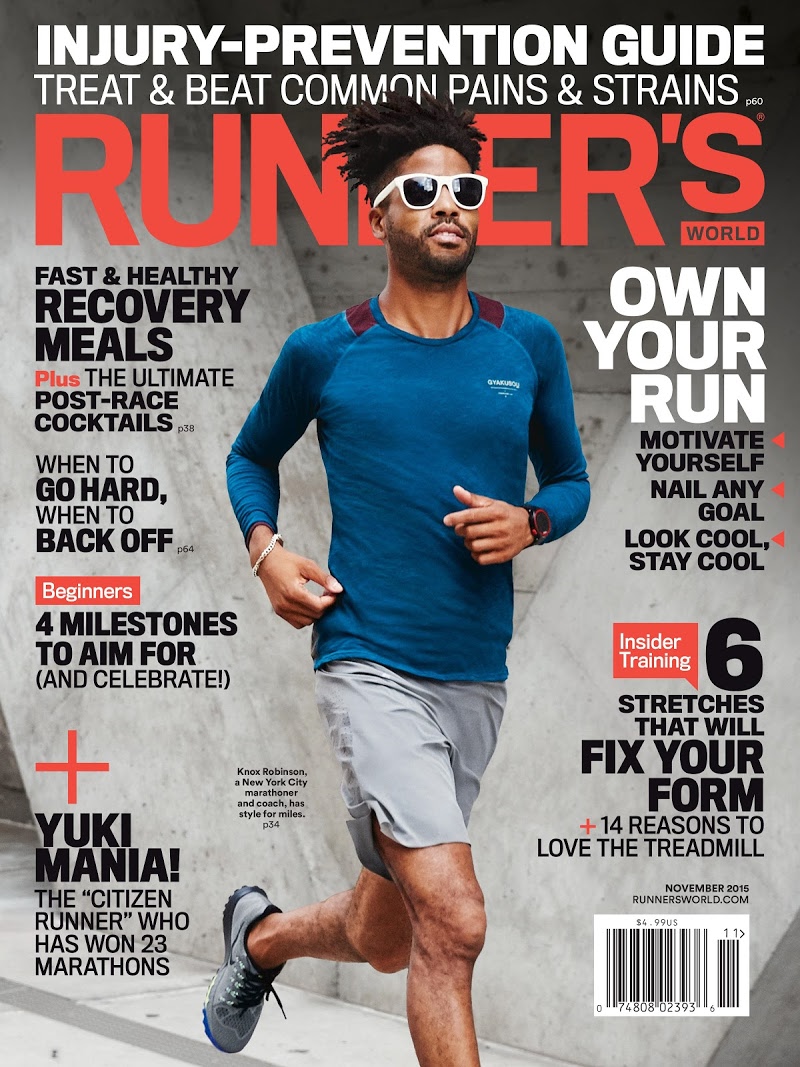 Runners-World November 01, 2015 Issue Cover
