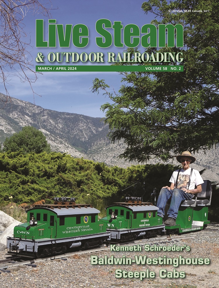 Live Steam & Railroading March 01, 2024 Issue Cover