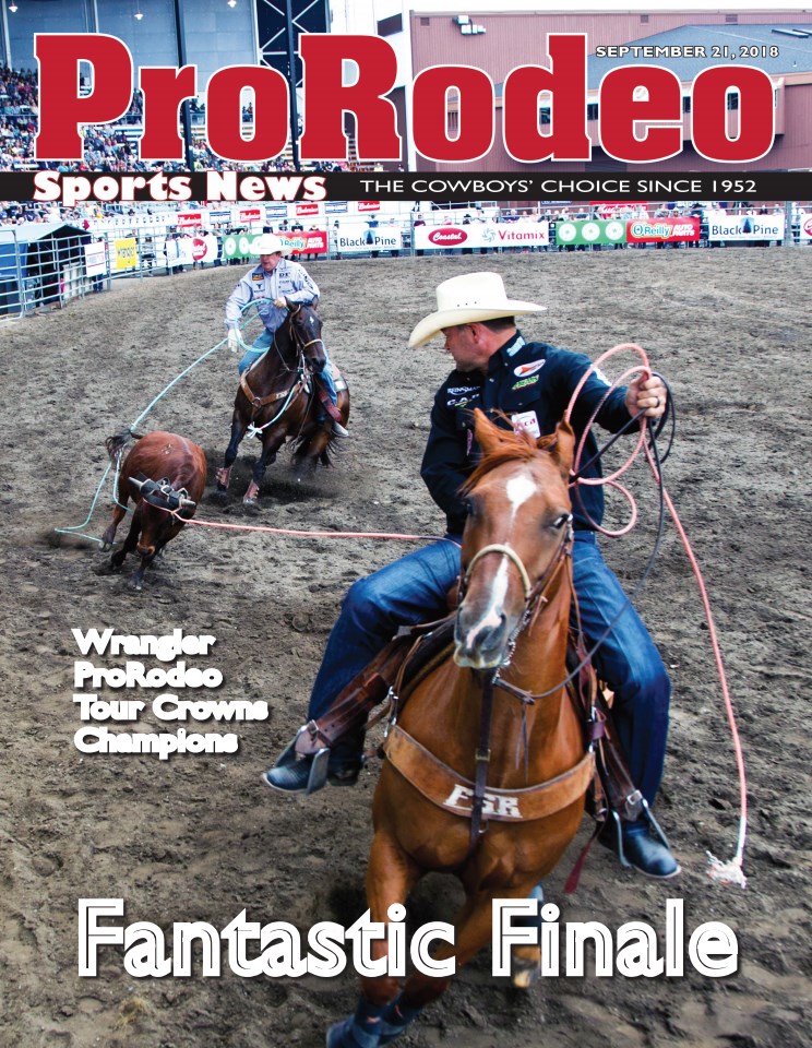 Pro-Rodeo-Sports-News September 21, 2018 Issue Cover