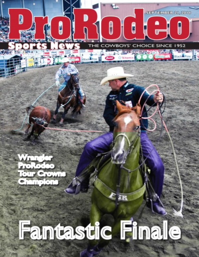 Pro Rodeo Sports News September 21, 2018 Issue Cover