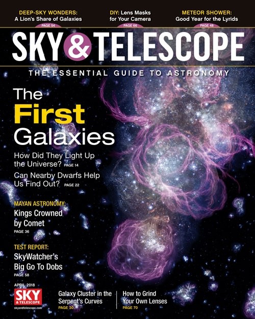 Sky-and-Telescope April 01, 2018 Issue Cover