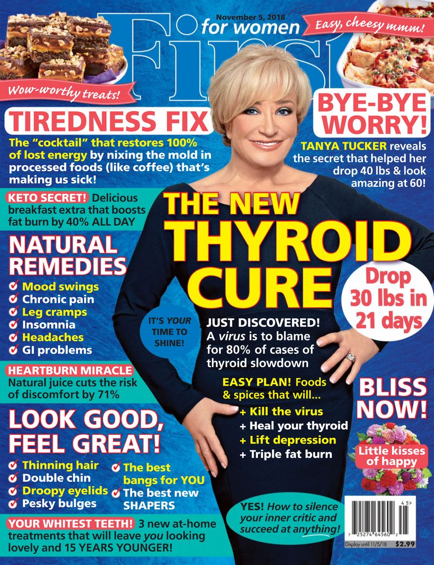 first-for-women November 05, 2018 Issue Cover