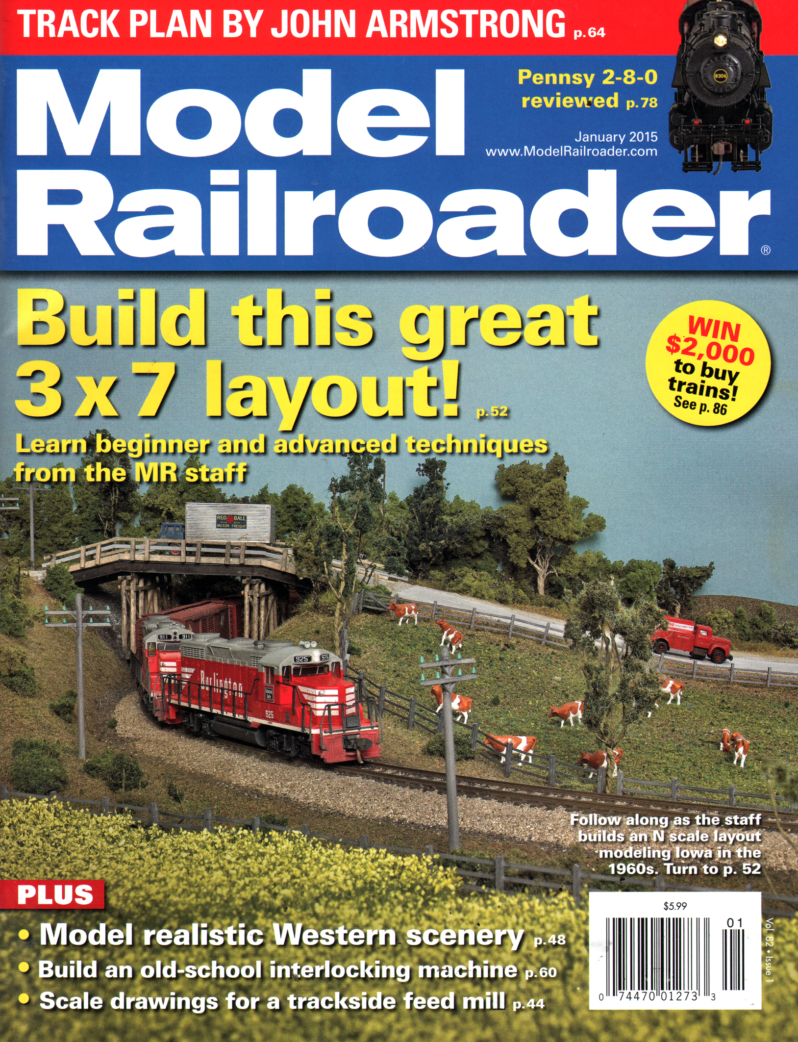 Model-Railroader January 01, 2015 Issue Cover