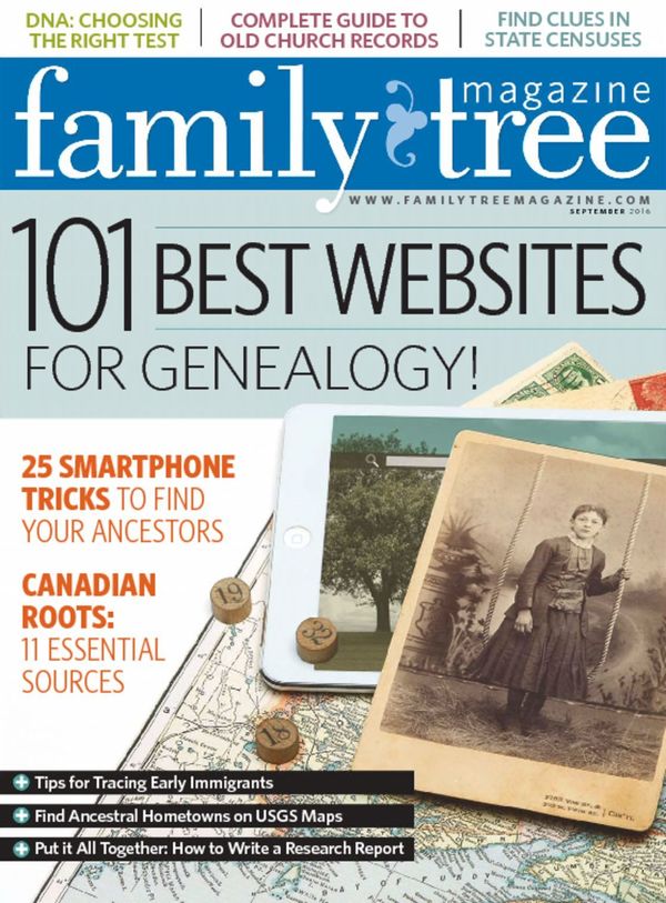 Family-Tree September 01, 2016 Issue Cover
