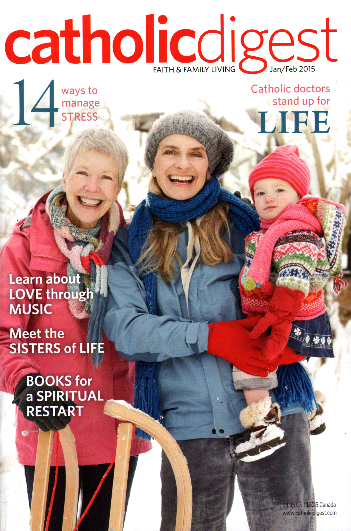Catholic-Digest January 01, 2015 Issue Cover