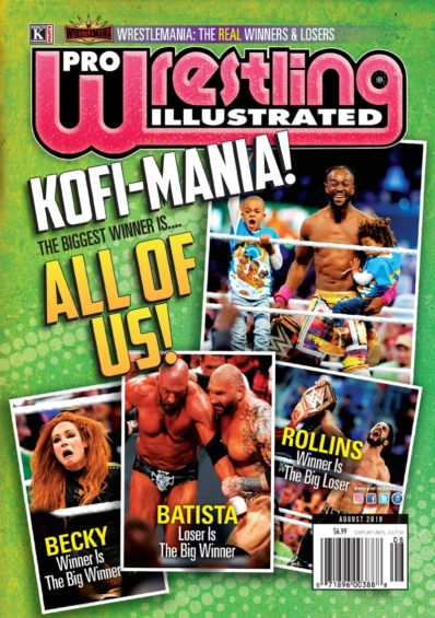 Pro Wrestling Illustrated August 01, 2019 Issue Cover