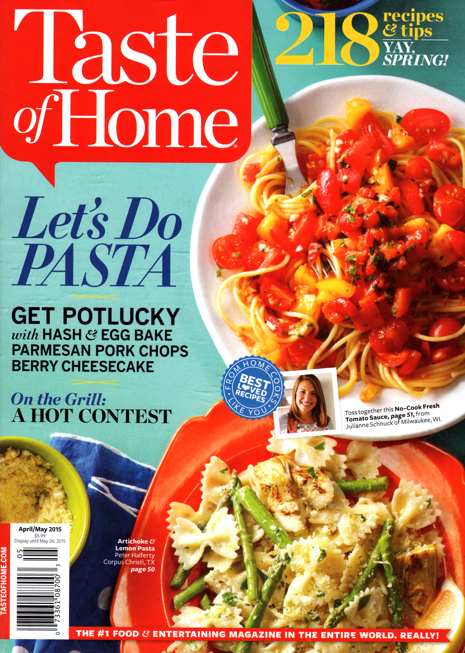 taste-of-home April 01, 2015 Issue Cover