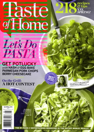 Taste of Home April 01, 2015 Issue Cover