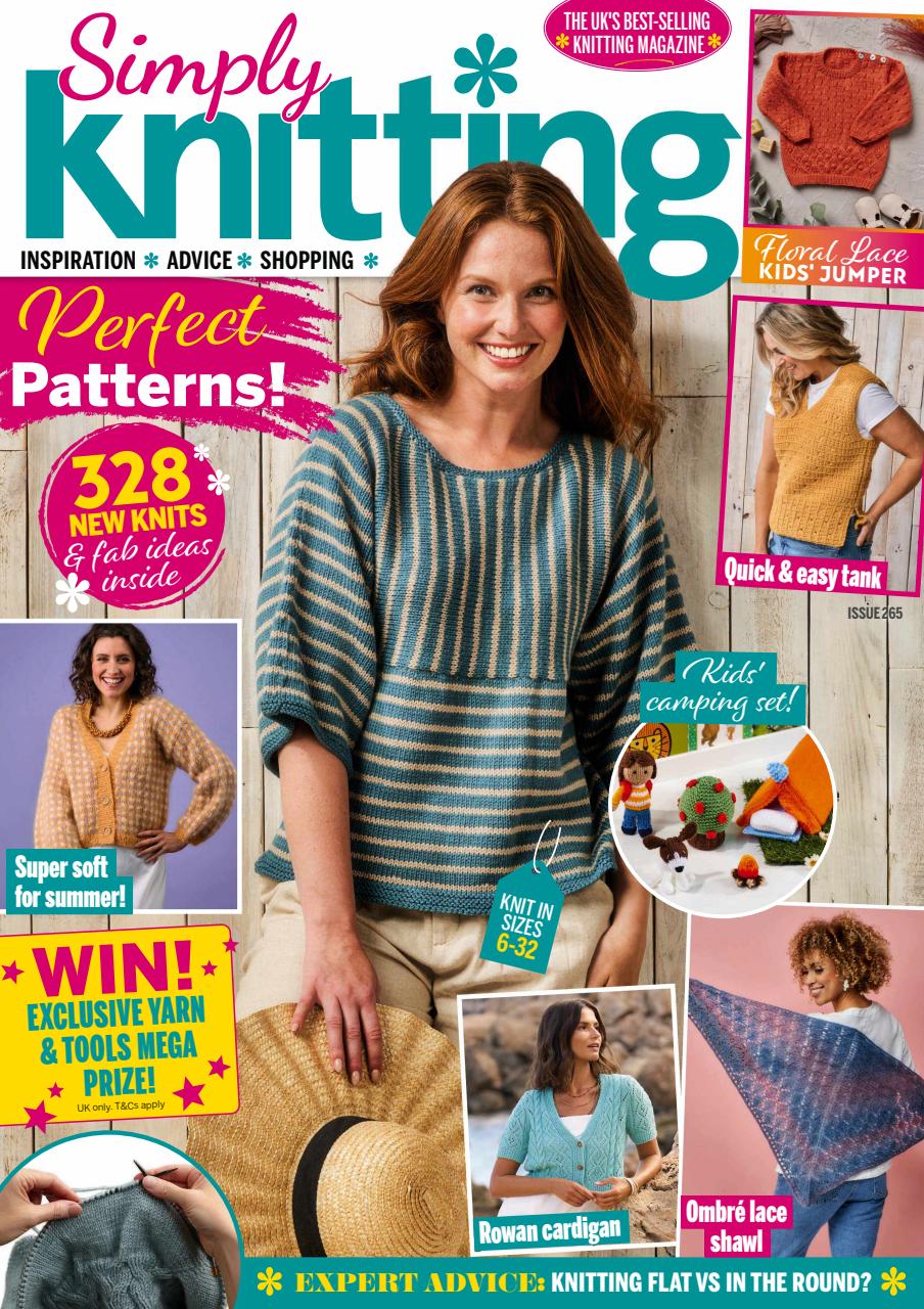 Simply Knitting July 01, 2025 Issue Cover