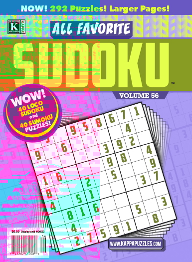All Favorite Sudoku December 01, 2024 Issue Cover