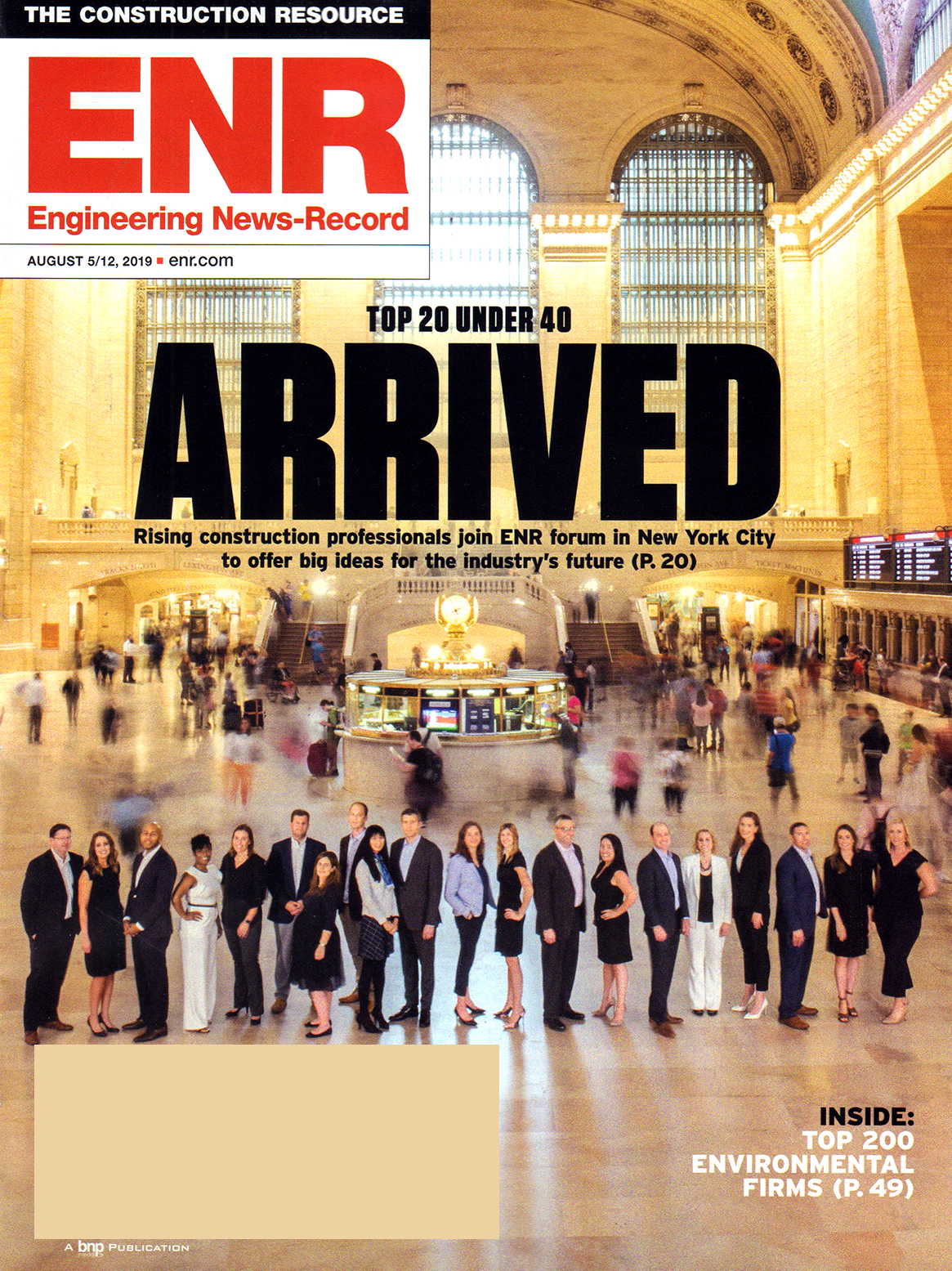 Engineering-News-Record August 05, 2019 Issue Cover