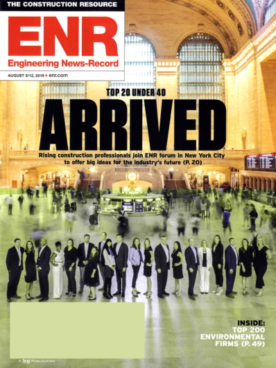 Engineering News Record August 05, 2019 Issue Cover