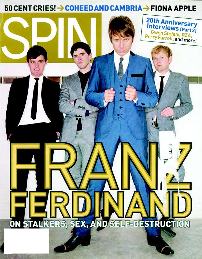 Spin November 01, 2005 Issue Cover