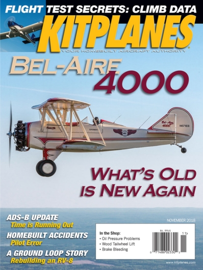 Kit Planes November 01, 2018 Issue Cover
