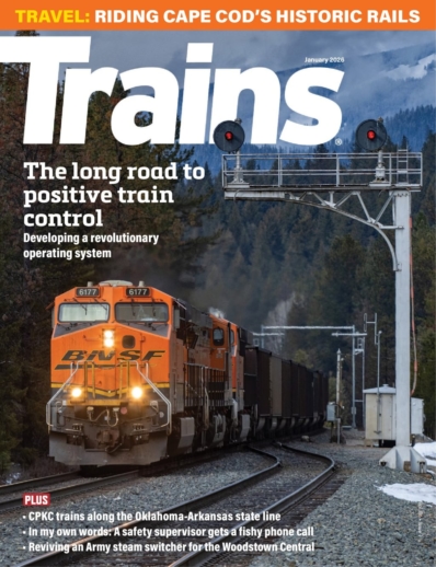 Trains January 01, 2026 Issue Cover