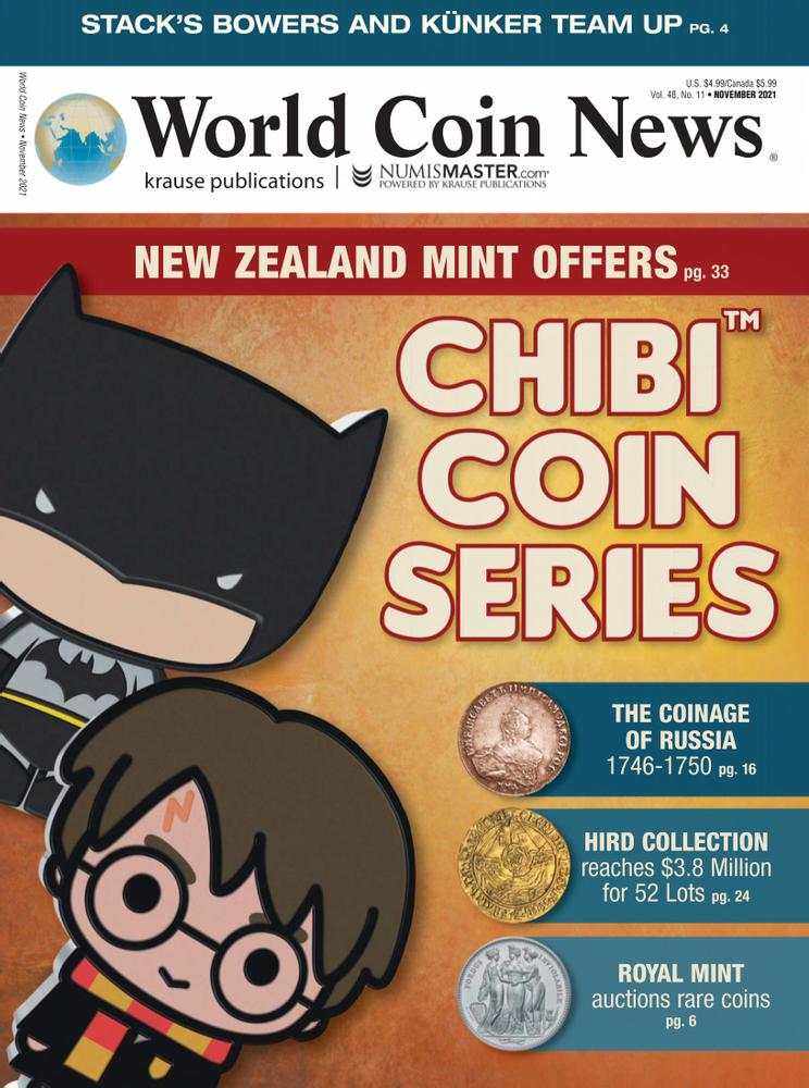 World-Coin-News November 01, 2021 Issue Cover