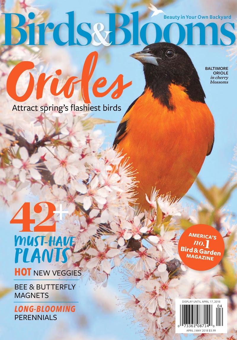 Birds-and-Blooms April 01, 2018 Issue Cover