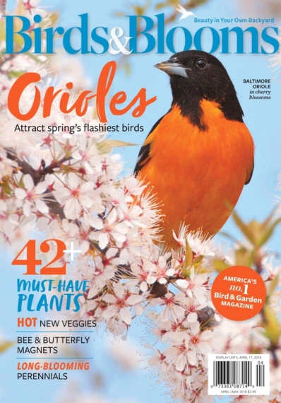 Birds & Blooms April 01, 2018 Issue Cover