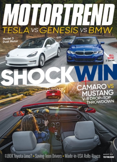 Motor Trend August 01, 2019 Issue Cover
