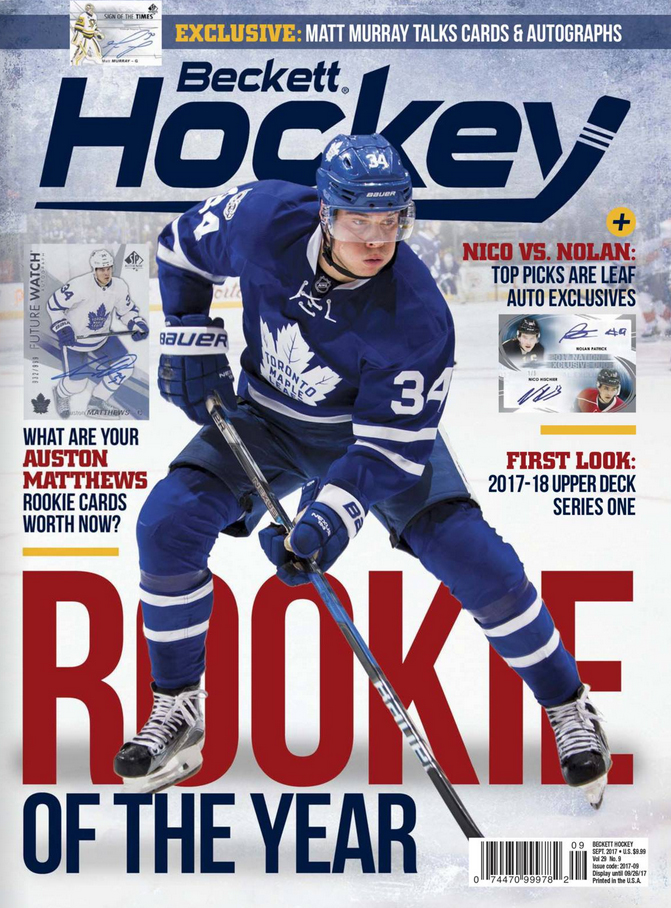 Beckett-Hockey September 01, 2017 Issue Cover
