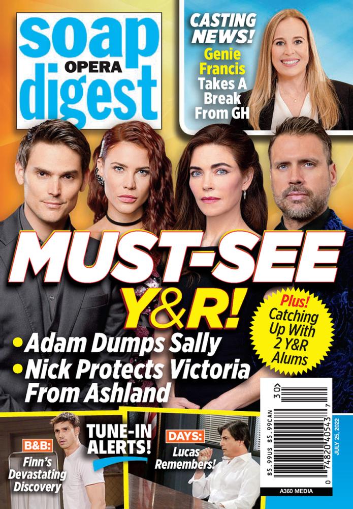 Soap-Opera-Digest July 25, 2022 Issue Cover