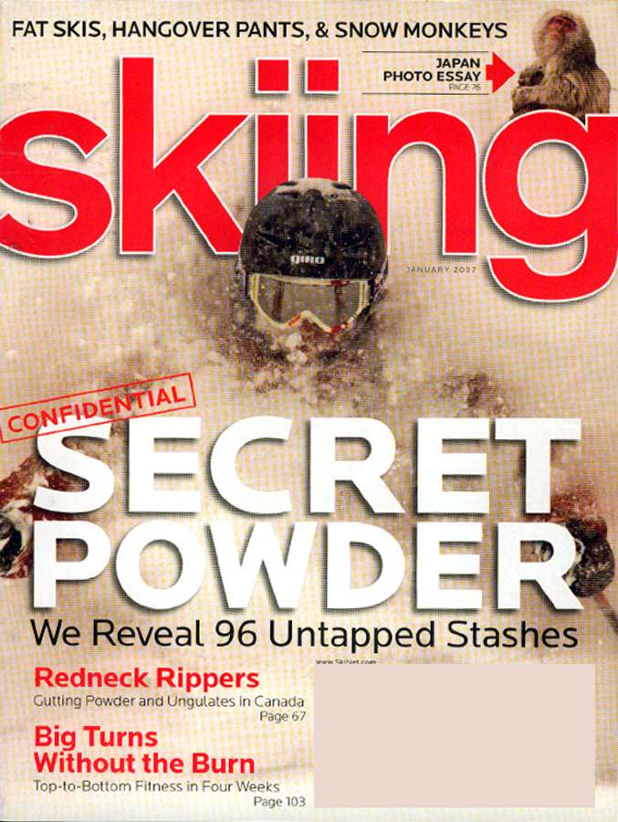 skiing January 01, 2007 Issue Cover