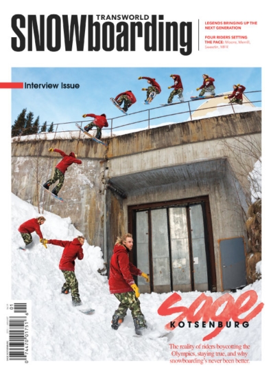 Transworld SNOWboarding January 01, 2015 Issue Cover