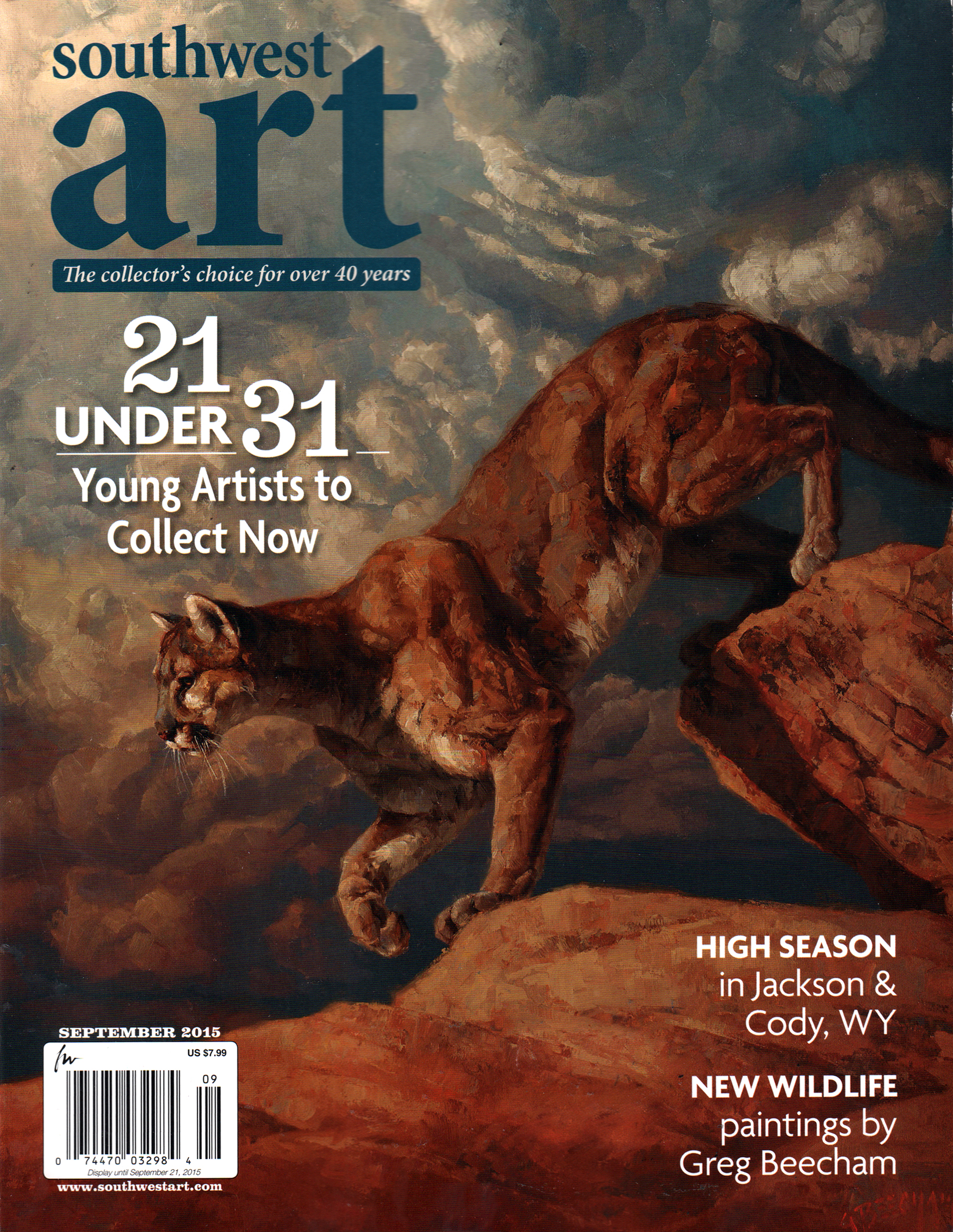Southwest-Art September 01, 2015 Issue Cover
