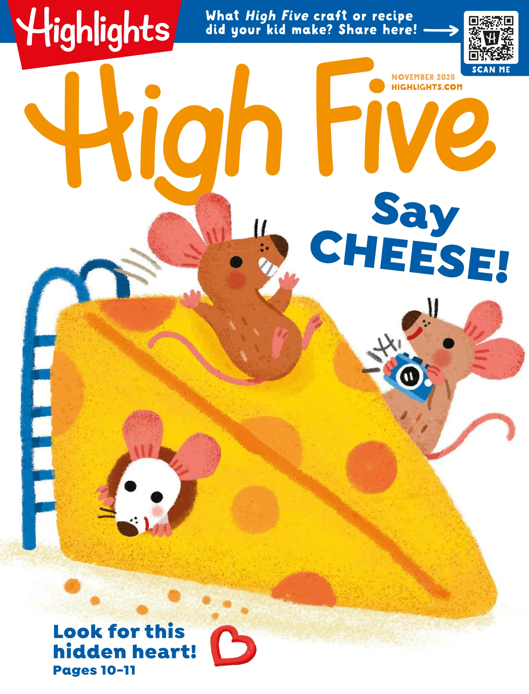 Highlights-High-Five November 01, 2026 Issue Cover