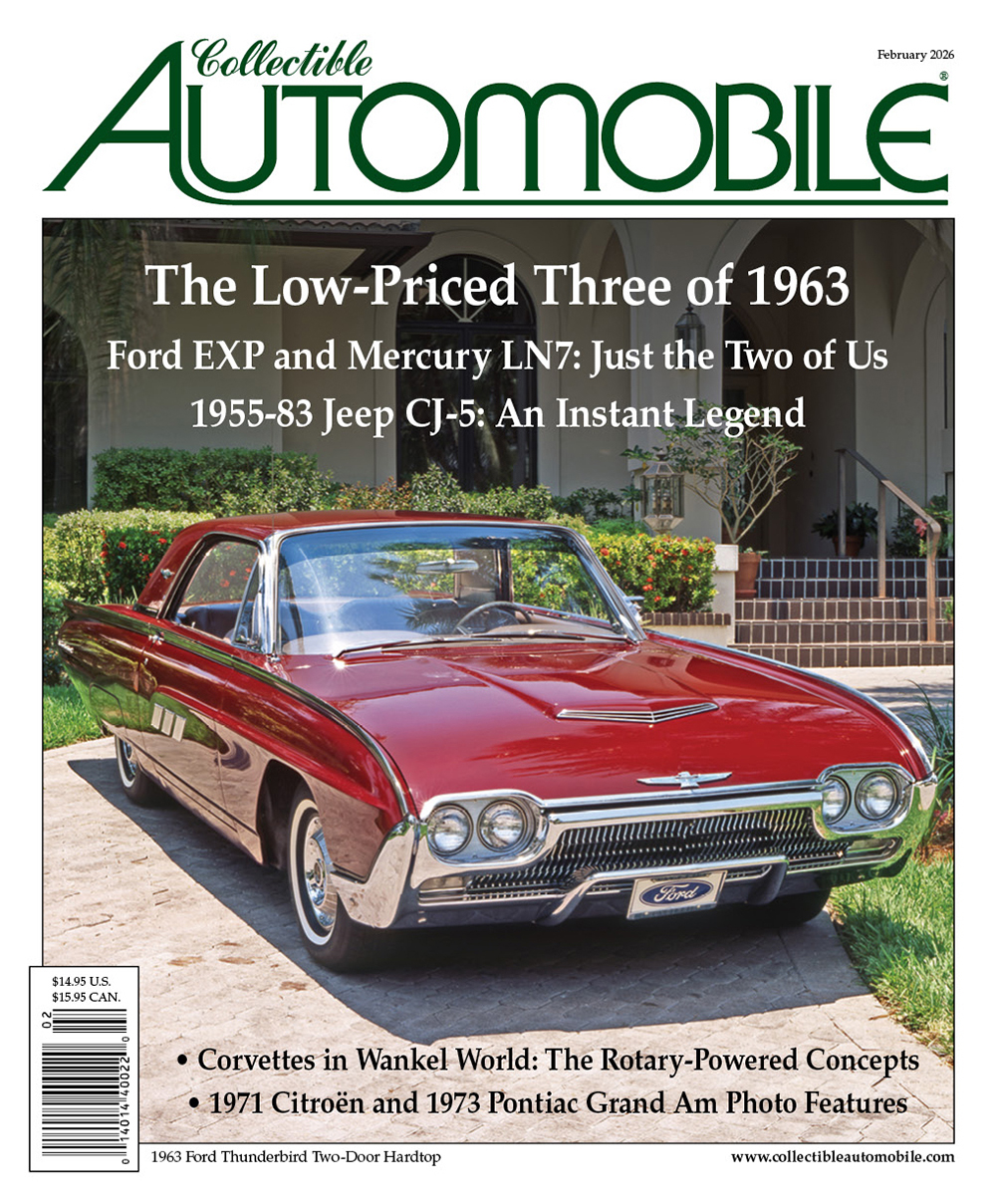 Collectible Automobile February 01, 2026 Issue Cover